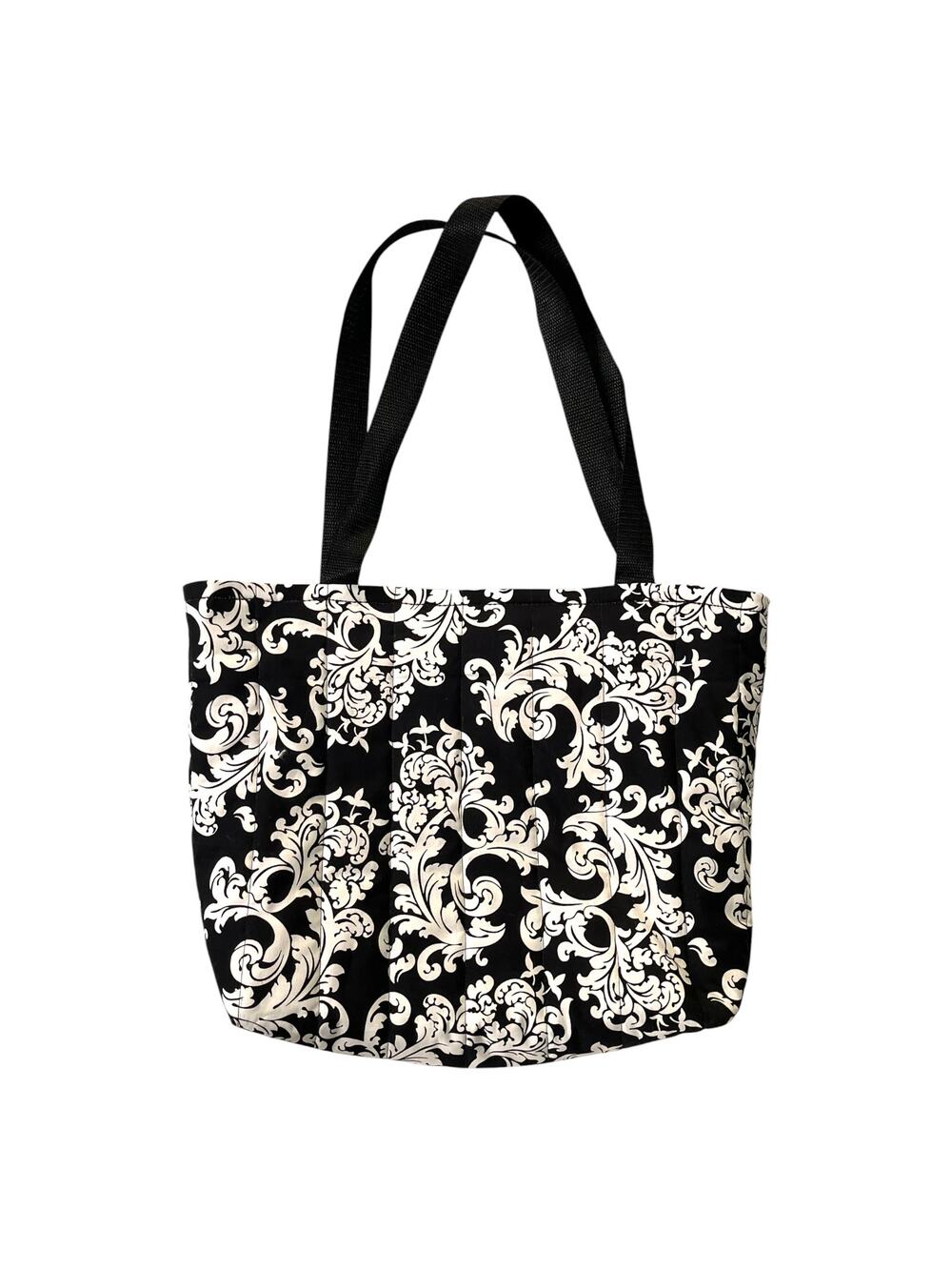 Handmade Womens Tote Bag Reusable Washable Black Pink Coquette